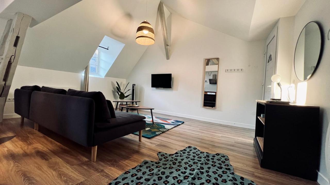 Rhizhome - Coeur De Ville, Appartement Spacieux Auxerre Exterior foto